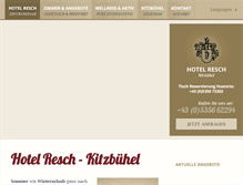 Tablet Screenshot of hotel-resch.at